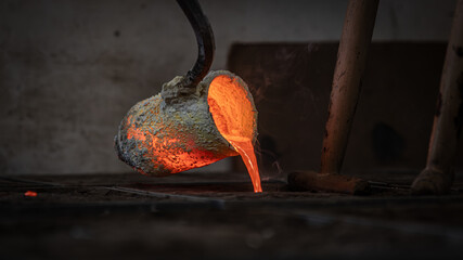 Odlewnia metalu mosiądzu huta