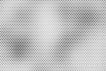 Retro Pop Art Concept. Abstract Black Halftone Dots Pattern Background. 3d Rendering