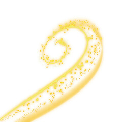 Abstract digital art featuring a smooth golden light flow on a black background. It represents energy, calmness, and warmth — perfect for modern design, wall decor, or inspirational artwork.