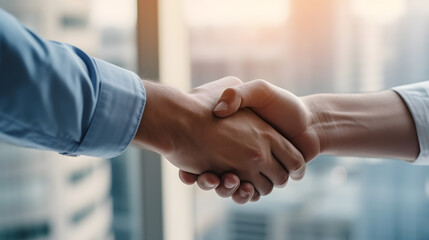 handshake between two businessmen