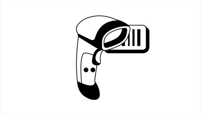 product scanning device concept Animation MP4 File