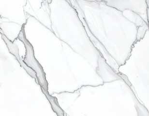 Obraz premium Abstract White Marble Texture Background with Gray Veins Elegant Decorative Stone Pattern Design and Minimalist Lighting Style for Interior Decor