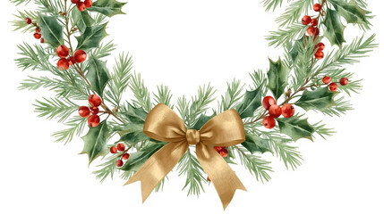 Watercolor Santa & Winter Accessories – Cute Holiday Clipart Collection