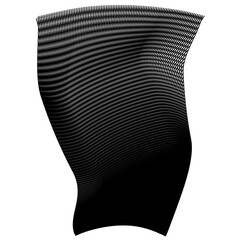 Fototapeta premium Long skirt on white background