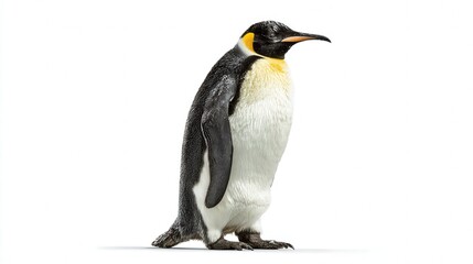 Fototapeta premium Emperor penguin isolated on white background
