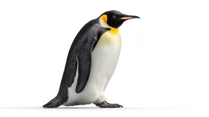 Obraz premium Emperor penguin isolated on white background