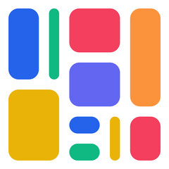 Colorful abstract geometric pattern design background vector illustration template