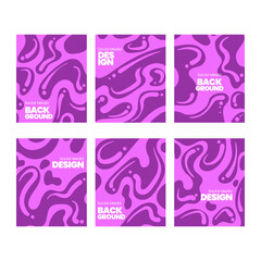 Abstract Purple Blob Social Media Templates