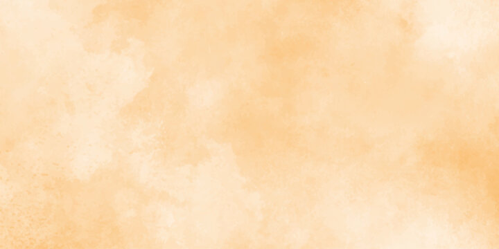 Yellow watercolor background for your design. Watercolor painting soft textured. Yellow watercolor background. orange and yellow background with watercolor. 