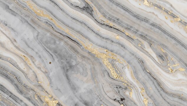 Abstract Veins of Ochre and Umber on a Neutral Field Textured Surface.