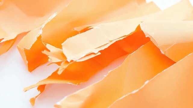 A detailed view of a piece of paper lying on a table, with no other objects in sight