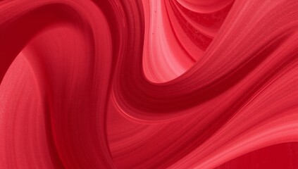 Crimson Abstract. Swirling Textures of Red, Curves and Subtle Shading.