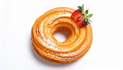 プレーンドーナッツ,イチゴ,粉砂糖