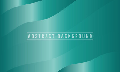 Teal Abstract Wave Background Vector