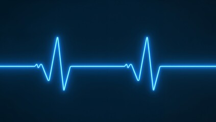 Fototapeta premium Oscillating Azure, a Visual Echo of Rhythmic Pulses and Linear Luminousity.
