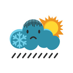 Weather forecast icons, colorful 3D weather icons, Weather icons isolated on white background.