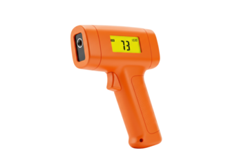 Isolated laser thermometer for accurate temperature measurement and industrial use