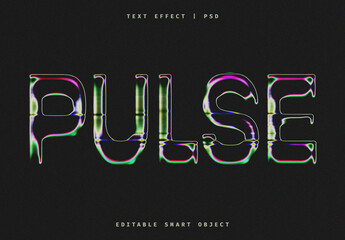 Colorful Iridescent Text Effect