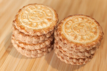 piles de gâteaux au beurre