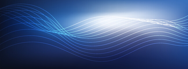 Abstract gradient background. Ultraviolet glow on a dark blue abstract background. modern