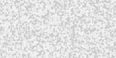 Abstract low polygon cubic white and gray vector poly triangle texture geometric pattern composed of triangular. geometric wall tile and metal cube background triangle wallpaper design.	