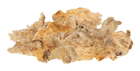 crispy bread croutons scattered on a dark surface, ideal for adding texture and flavor to soups, salads, and other culinary dishes for professional food presentation