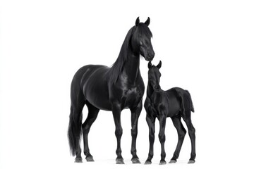 Fototapeta premium 馬の親子