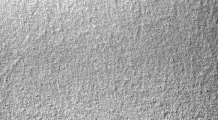 Detailed diagonal woven fabric texture with fine grain and soft wrinkles on a transparent background