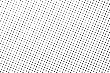 Distant view of a breathable mesh fabric featuring a uniform square hole pattern.