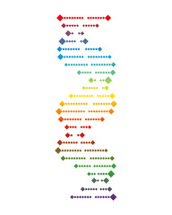 DNA vector. Abstract dna for research in the laboratory. DNA for design.