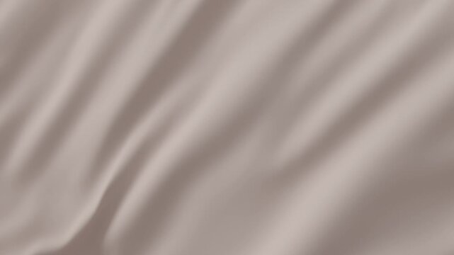 Abstract tenderness beige grey gray silk background luxury wave cloth satin pastel color fabric. Gold liquid wave splash, wavy fluid texture. Fluttering material. 3D animation motion design wallpaper