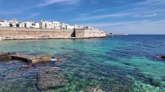 Amazing view of The Old town of Monopoli, Apulia Region, Italy