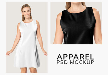 Elegant Women' s Apparel PSD Mockup