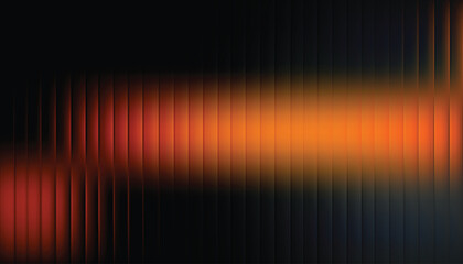 Abstract vertical glowing orange and red light streaks on a dark background with a blurred effect