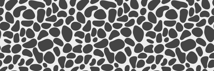 Abstract stone pattern, organic pebble texture background. natural textures and animal prints. Vector seamless background