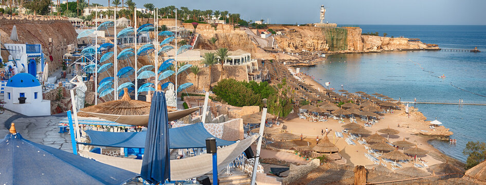 Scenic view of the shore in Sharm El Sheikh, Egypt