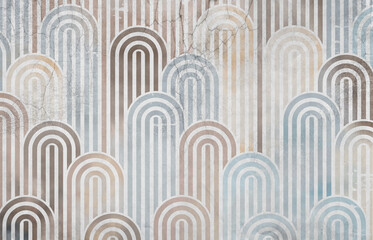 Seamless pattern with twisted lines, vector linear tiling background, stripy weaving, optical maze, twisted stripes.