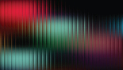 Abstract vertical light streaks of red green and blue colors creating a vibrant futuristic background effect
