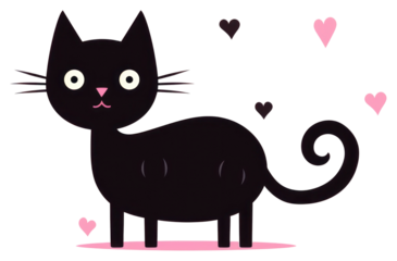 PNG Cartoon animal mammal black.