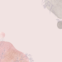 くすみカラー水彩背景