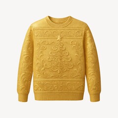 Obraz premium Elegant gold embossed sweater