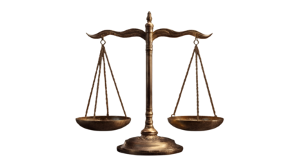 Scales of justice symbol.