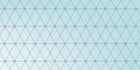 Fototapeta premium Abstract vector triangle background. Blue and white poly network pattern. Infographic illustration for business presentation and marketing project