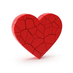 A Fractured Red Heart