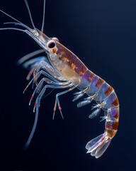 macro krill shrimp