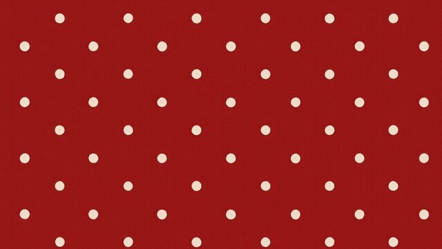 Classic red polka dot pattern desktop wallpaper
