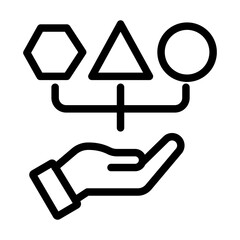 Assortment icon.  Vector icon design