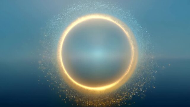 禅のイメージ　サークルライトの背景動画