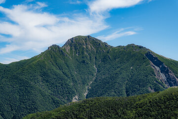 日本の山岳風景