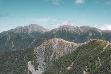 日本の山岳風景